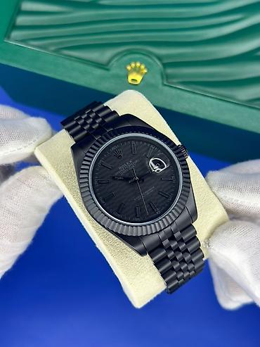 Личные вещи: Новый, Наручные часы, Rolex, цвет - Черный — 10