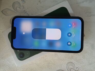 ремонт телевизоров кант: IPhone 13, Б/у, 128 ГБ, Зеленый, Чехол, Коробка, 80 %