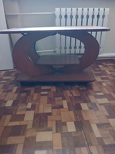 study table: Стол трансформер Для зала, Раскладной стол, цвет - Коричневый — 3