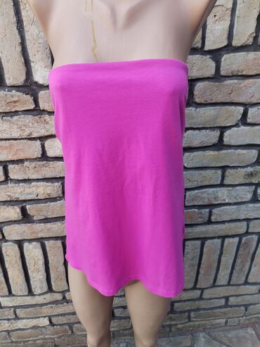 new yorker crop top majice: XL (EU 42), Single-colored, color - Pink