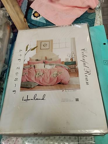 bed sheets: Постельное белье MAJOLI / Honland, розовый комплект с цветочным — 1