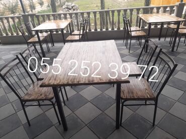 Masa və oturacaq dəstləri: Qonaq otağı üçün, Yeni, Transformer, Dördbucaq masa, 1 stul — 27