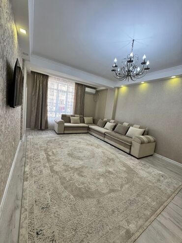 квартира бишкек аренда долгосрочно дизель: 2 комнаты, Агентство недвижимости, Без подселения, С мебелью полностью