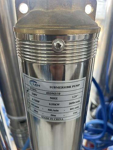 Nasoslar və hidroforlar: Nasos, Artezian quyusu üçün, quraşdırılma Sualtı — 3