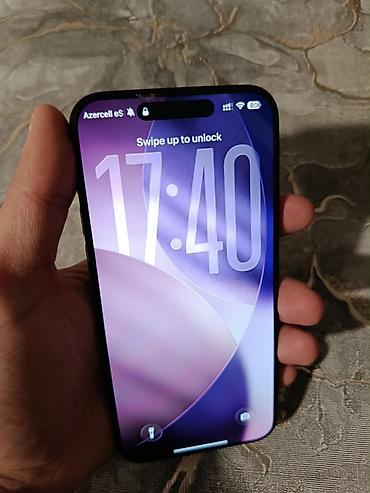 IPhone 15 Pro Max, 512 GB, Black Titanium, Barmaq izi, Face ID