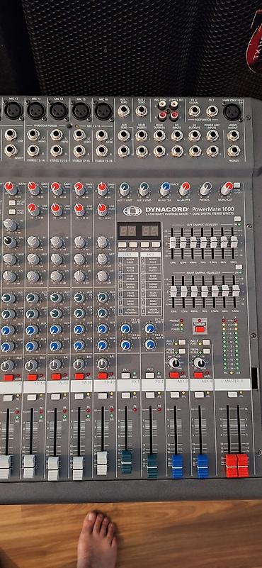 ses mixeri: 🇩🇪 Dynacord 1600-2 əla vəziyyətdə. Keyfiyyət axtaran əlaqə saxlasın — 6
