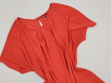 koszula z różą mohito: Red, Women's blouse, size 3XL (EU 46)