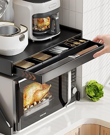 полка на микроволновку: Этажерка для кухни, Новый, Железо, Самовывоз, Платная доставка — 7