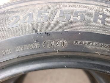 245: Шины 245 / 55 / R 18, Лето, Б/у, Пара, Легковые, Корея, Kumho — 6