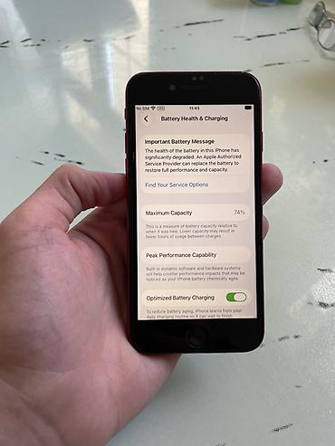 modem 4 antenli: IPhone SE 2022, Qırmızı, Simsiz şarj — 7