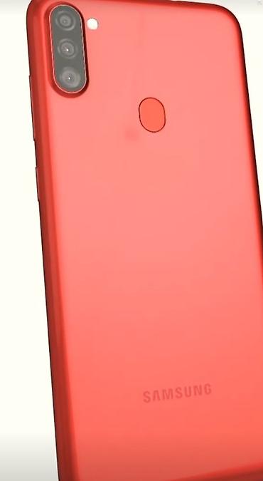 telefon a11: Samsung Galaxy A11, 32 GB, rəng - Qırmızı, Barmaq izi — 3