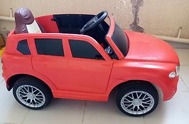 Uşaq üçün elektrik maşınları: Uşaq üçün elektrikli minik maşını – qırmızı SUV dizaynı cox az — 2