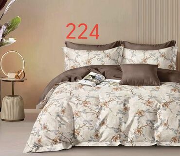 Posteljina: Bračna, Pamučni saten, bоја - Šareno, Turska — 2