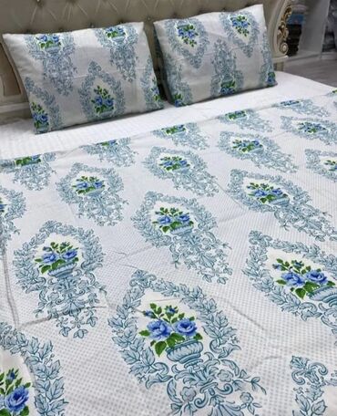 Комплекты постельного белья: Комплект постельного белья 100% хлопок включающий простыню — 98