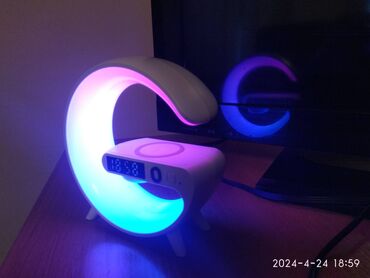 свето музыка: Умный ночник светильник G6-мини с Bluetooth-колонкой беспроводной