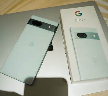 pixel 3a: Google Pixel 7a, Б/у, 128 ГБ, цвет - Голубой, 1 SIM