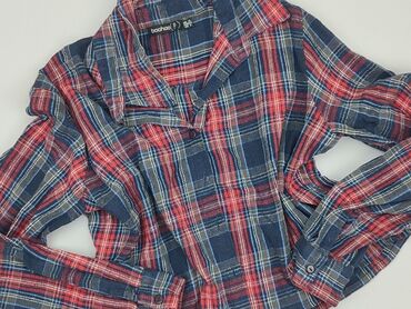 siateczkowe bluzki z długim rękawem: Shirt, Boohoo, L (EU 40), condition - Good