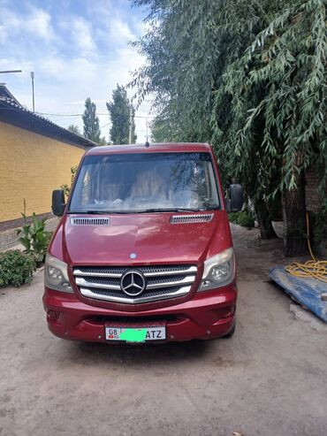 тандем фура цена бишкек: Просторный фургон Mercedes-Benz Sprinter вишневого цвета с
