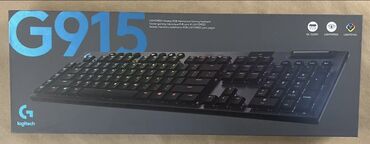 notebook klaviatura: Logitech G915 lightspeed wireless Bağlı qutudur. Endirimdən alındığı