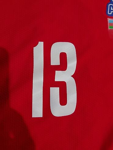 idman salvari: Futbolka, Nike, L, rəng - Qırmızı — 5