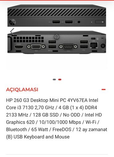 Prosessorlar: Prosessor Intel Core i3 Hp, Yeni