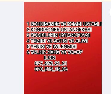 химчистка мебели на дому: ELEKTRONİKAK USTASİ. !!! 055_917_33_37 Kondisaner Kombi Paltar Yuyan
