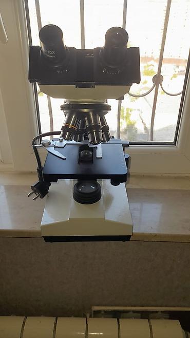 Инструменты: Binokulyar laboratoriya mikroskopu - Geniş binokulyar başlıq: 10x — 1