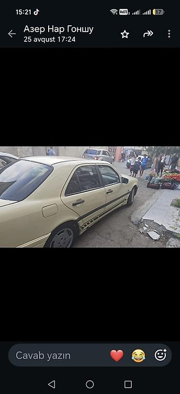 w210 ön bufer: Mercedes-Benz sedan - Kuzov: sedan, bej rəng - Nömrə nişanı — 9