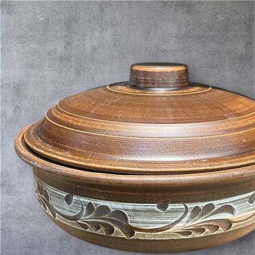 Qazanlar: Qazan, rəng - Qəhvəyi, Keramika — 3