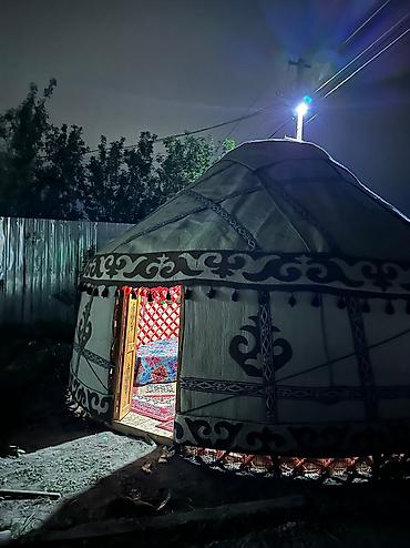 юрты на: Аренда юрты, Каркас Деревянный, 75 баш, Стулья, Казан, С полом — 4