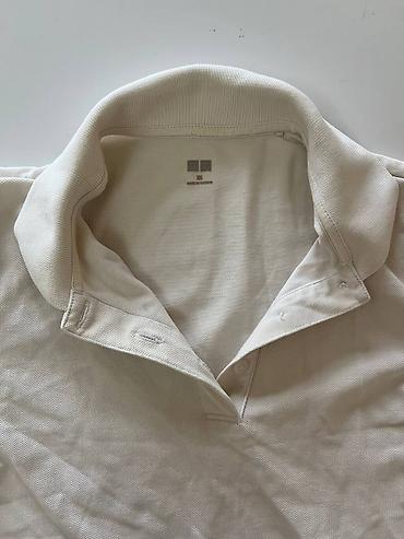 pull and: Мужская футболка, S, Uniqlo, Б/у, цвет - Бежевый, Платная доставка — 2