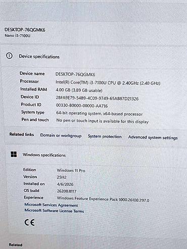 Desktop računari i radne stanice: Prodaje se mali racunar, sa intelom i3 7. generacije, instaliran je — 13