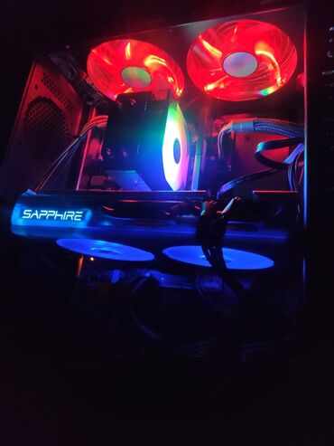 игровой компьютер набор: Компьютер, ОЗУ 16 ГБ, Игровой, Intel Core i5, AMD Radeon RX 580, SSD