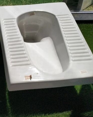 işlənmiş ev qapları: Keramik “Türk hamamı” tipli ayaqyolu qabı - Material: yüksək