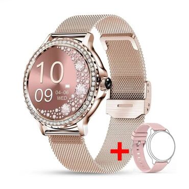 Ručni satovi: Rosegold Smart Watch za Dame Bluetooth poziv Opis: Naziv aplikacije