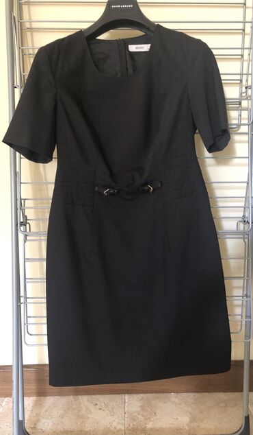 платья: L (EU 40), цвет - Серый, Деловое
