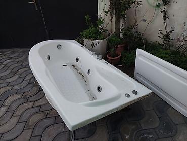 jakuzi vannalar: Hidromasajlı akril vanna - Forma: oval, bir nəfərlik - Material — 1