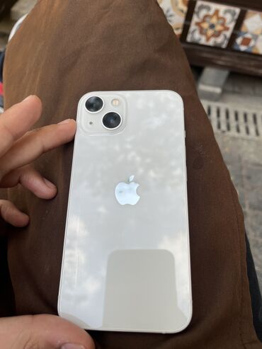 iphone 13 ucuz qiymete: IPhone 13, 128 GB, Ağ, Zəmanət, Face ID, Simsiz şarj