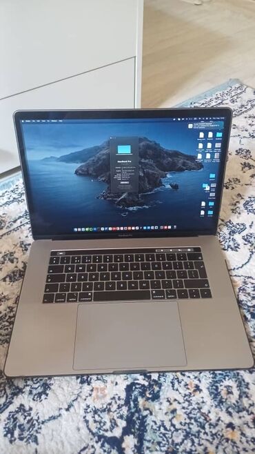 macbook в рассрочку: Ноутбук, Apple, 32 ГБ ОЭТ, Intel Core i9, 15 ", Колдонулган, Жумуш, окуу үчүн, эс тутум SSD