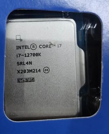 Prosessorlar: Prosessor Intel Core i7 İ7 12700K, > 4 GHz, > 8 nüvə, Yeni