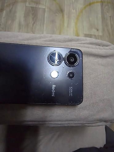 телефон редими: Redmi, Redmi Note 13, Б/у, 256 ГБ, цвет - Черный, 2 SIM — 3