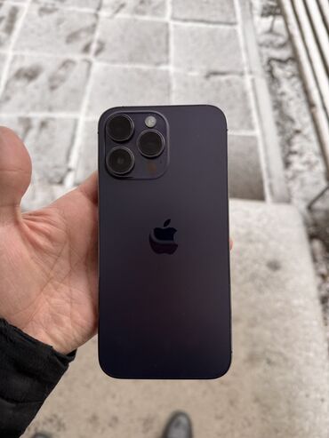 Apple iPhone: IPhone 14 Pro Max, Б/у, 256 ГБ, Deep Purple, 79 % — 1