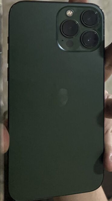 Apple iPhone: IPhone 13 Pro Max, 256 GB, Alpine Green, Barmaq izi, Face ID
