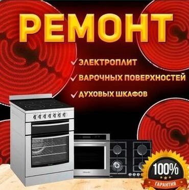 Кухонные плиты, духовки: Ремонт газовых, электрических духовок, газовых плит, электроплит