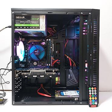Masaüstü kompüterlər və iş stansiyaları: ŞOK ENDİRİM!!! Oyun üçün Kompüter "RGB Core i5 3470 16GB Ram GTX1050 — 11