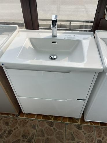шкаф мойка для кухни: Тумба с умывальником LAPINO Ceramic - Комплект: напольная тумба под — 2