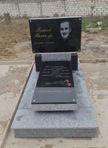 Başqa xidmətlər: Hər növ mərmər, qranitdən Məzar daşlarının sifarişi qəbul — 14