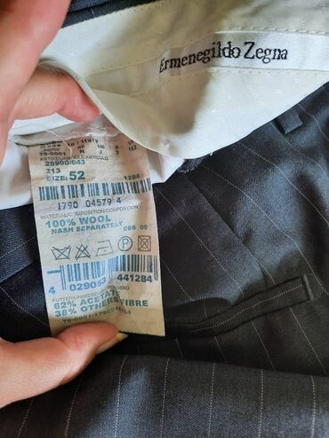 Odela: Ermenegildo Zegna musko odelo br.52 Musko odelo Ermenegildo Zegna — 10
