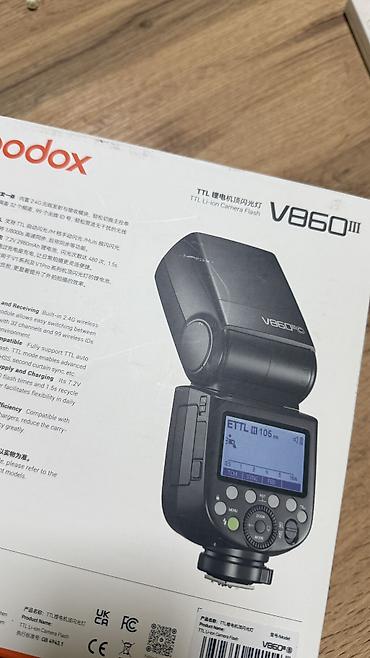 godox v1: Продается вспышка Godox V 860 3 поколение, для Sony (S) новая, 18500 — 7