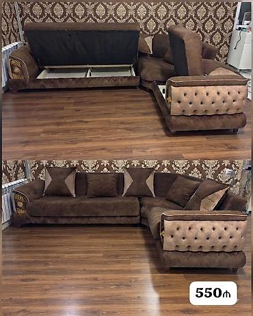 Divanlar: *550₼ KÜNC divan :-TƏCİLİ SATILIR*‼️ Açılır baza var yaxşı vəziyyətdə — 1